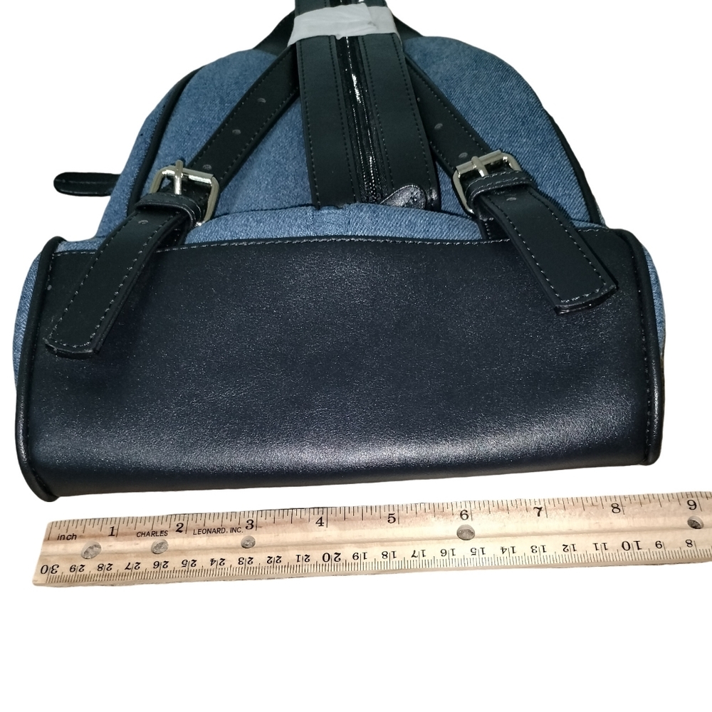 Denim backpack - Picture 6 of 11
